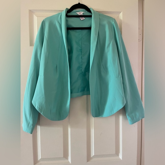 Candies seafoam green blazer - Picture 1 of 1